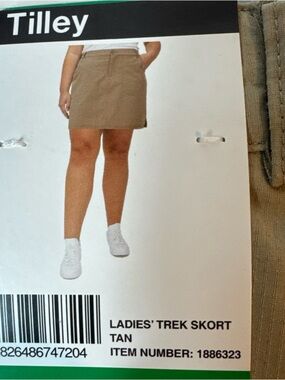 Tilley Ladies' Trek Skort in Tan